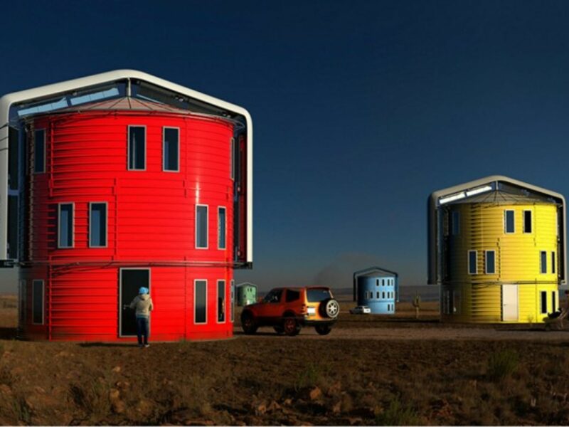Wind-powered homes