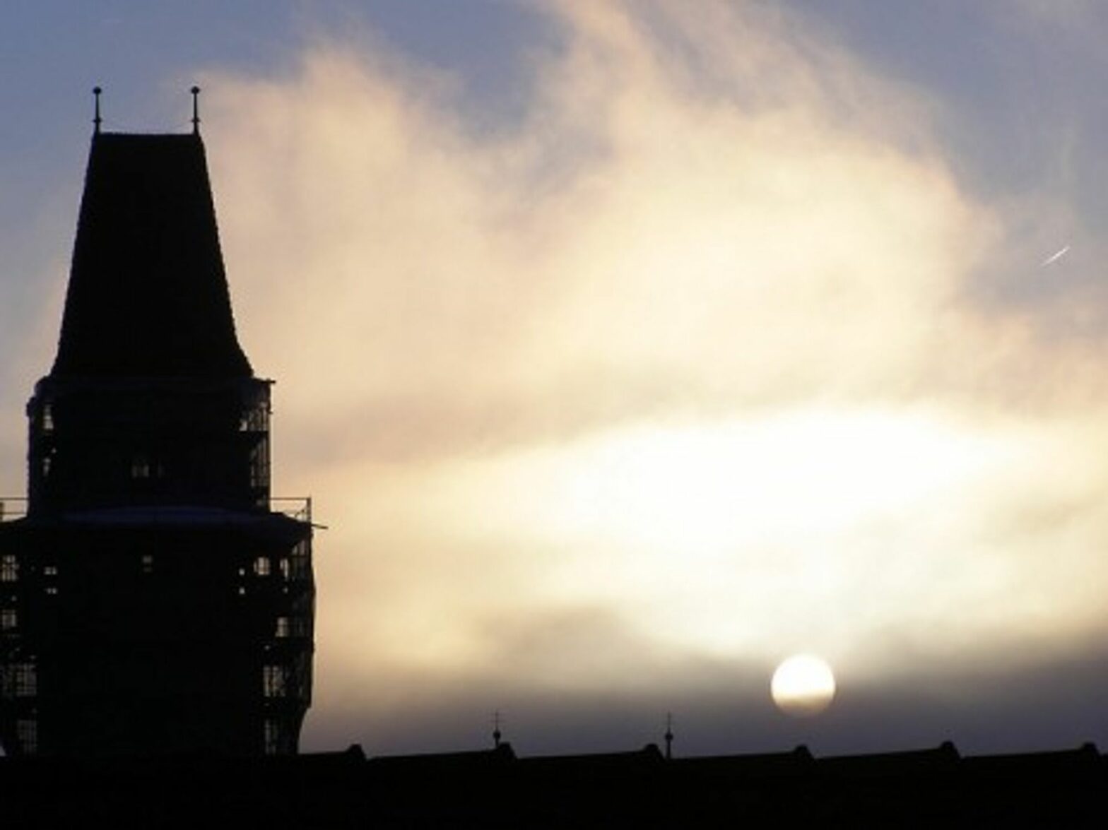 Winter sun in Passau, Germany