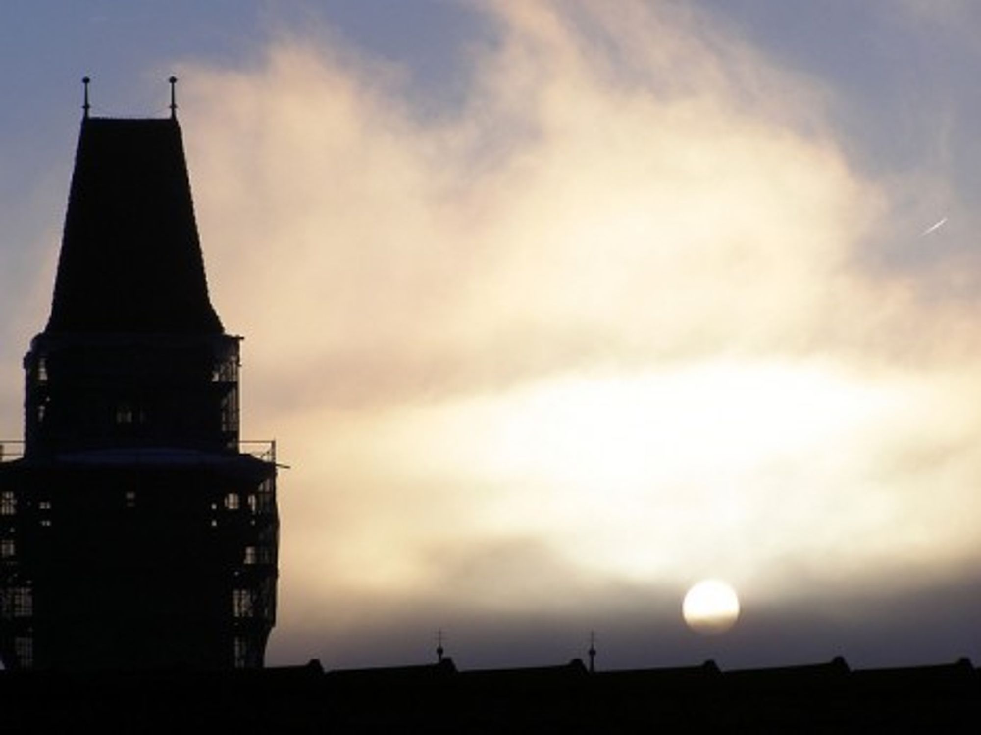 Winter sun in Passau, Germany