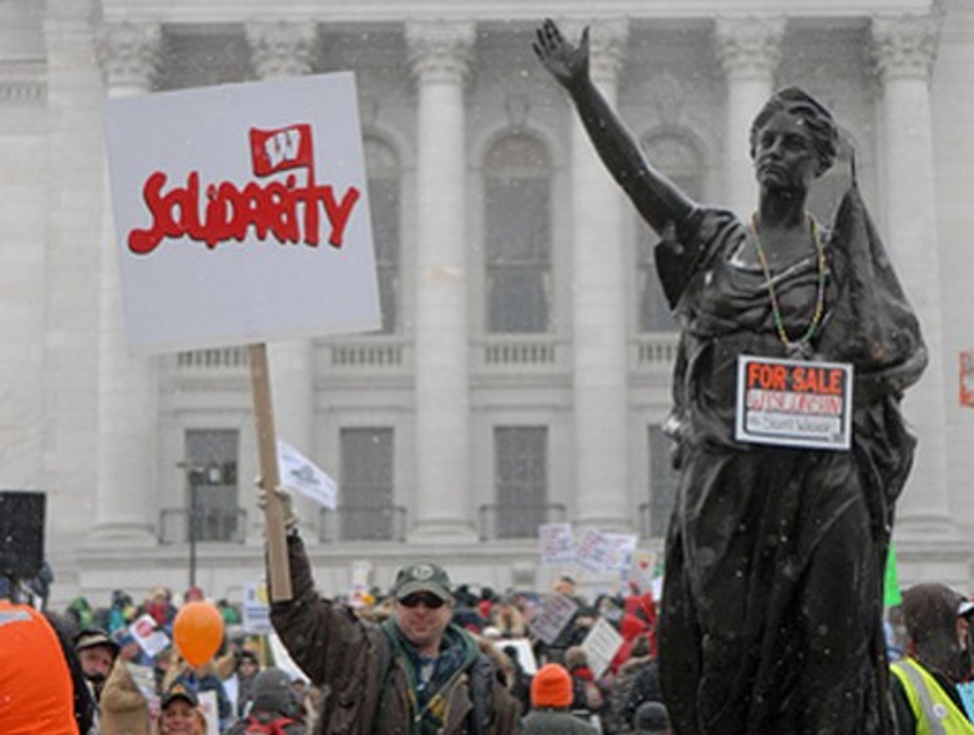 Wisconsin Syndicat: A French Take On The U.S. Labor Showdown