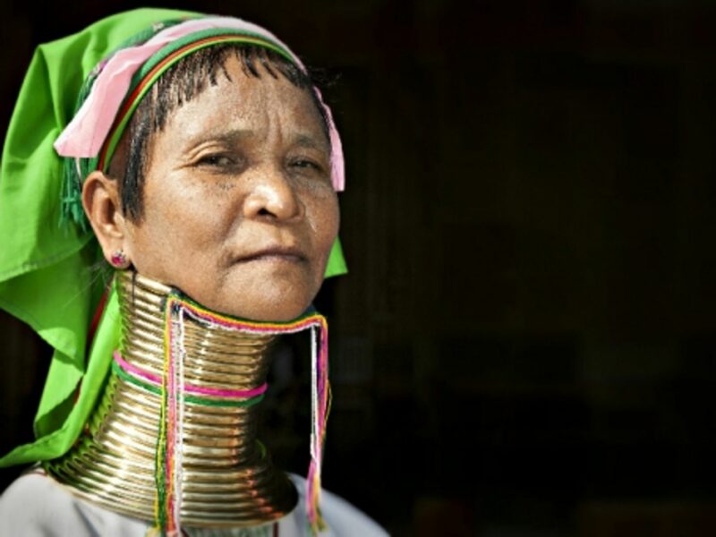 Woman from the Padaung tribe in Ywama village, Myanmar