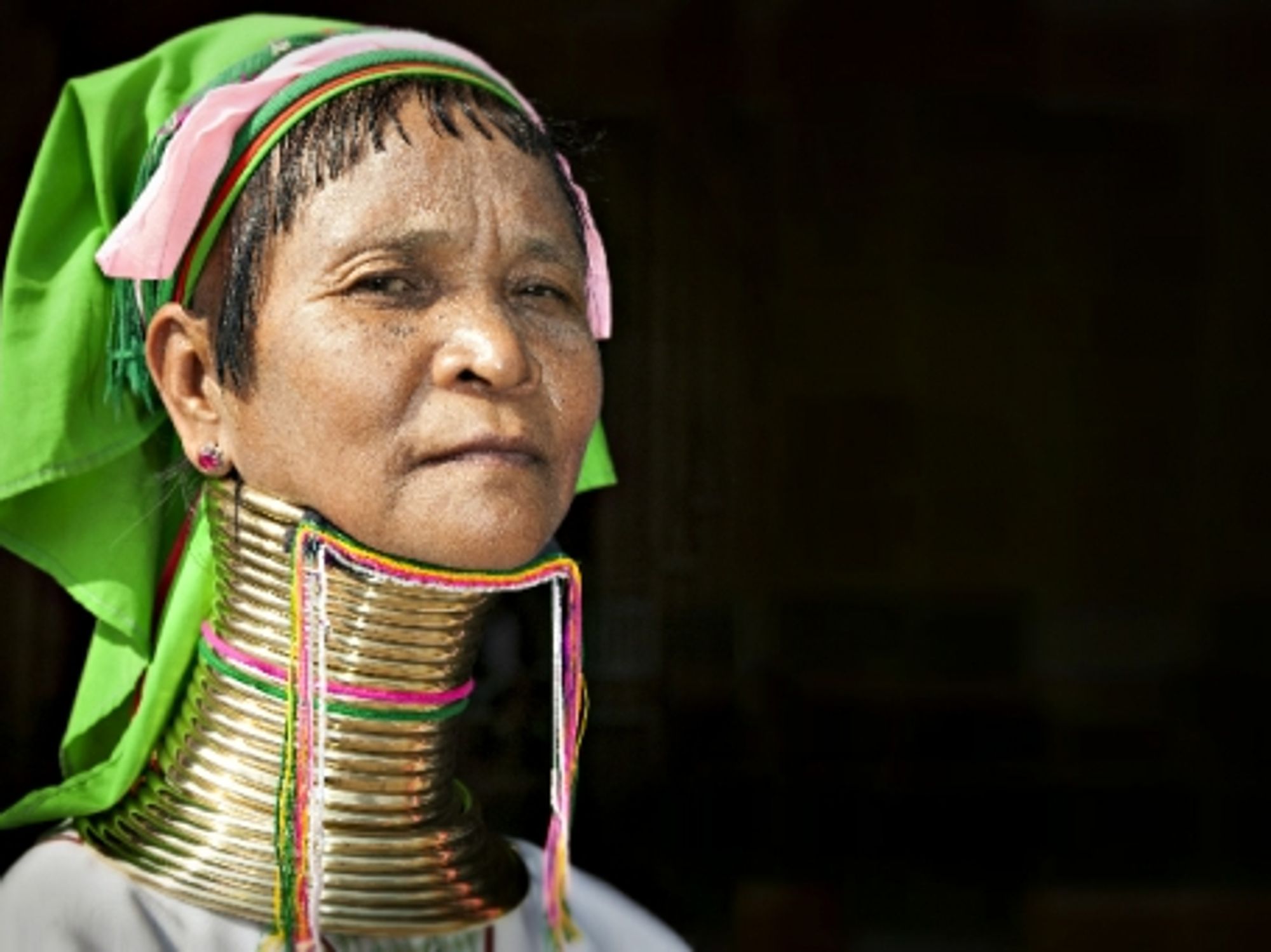 Woman from the Padaung tribe in Ywama village, Myanmar