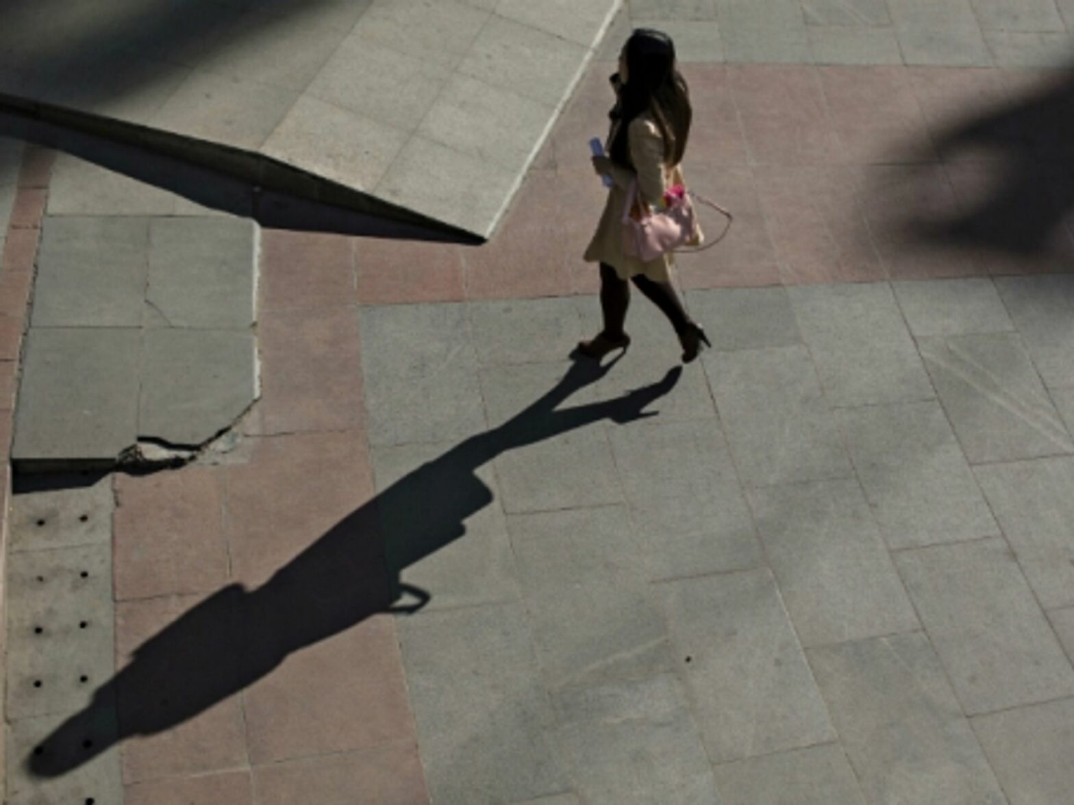 Woman walking in Beijing