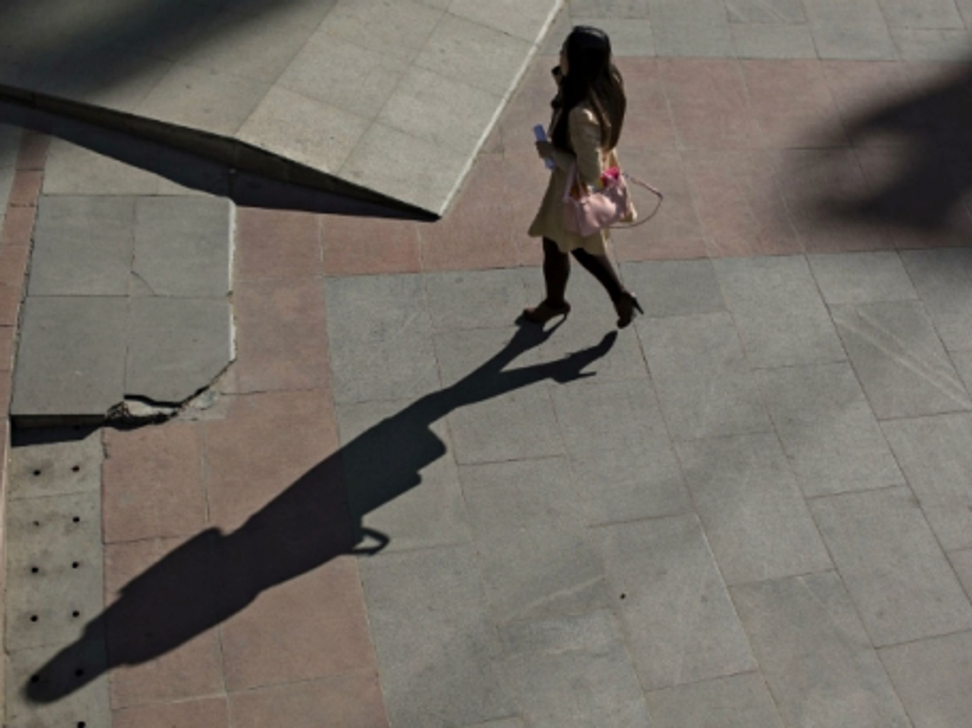 Woman walking in Beijing