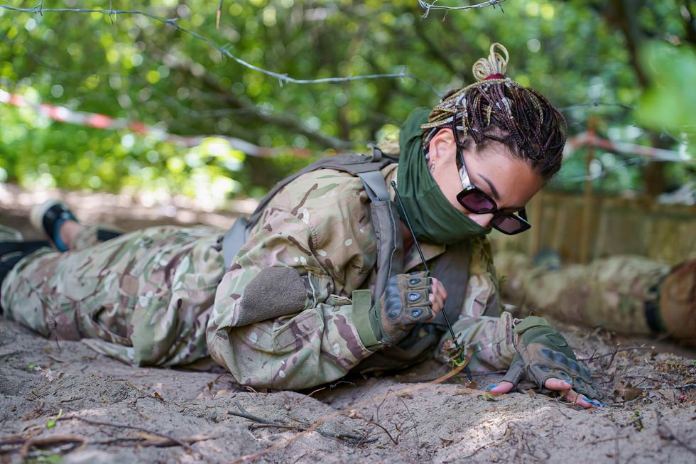 Women training in Lviv
