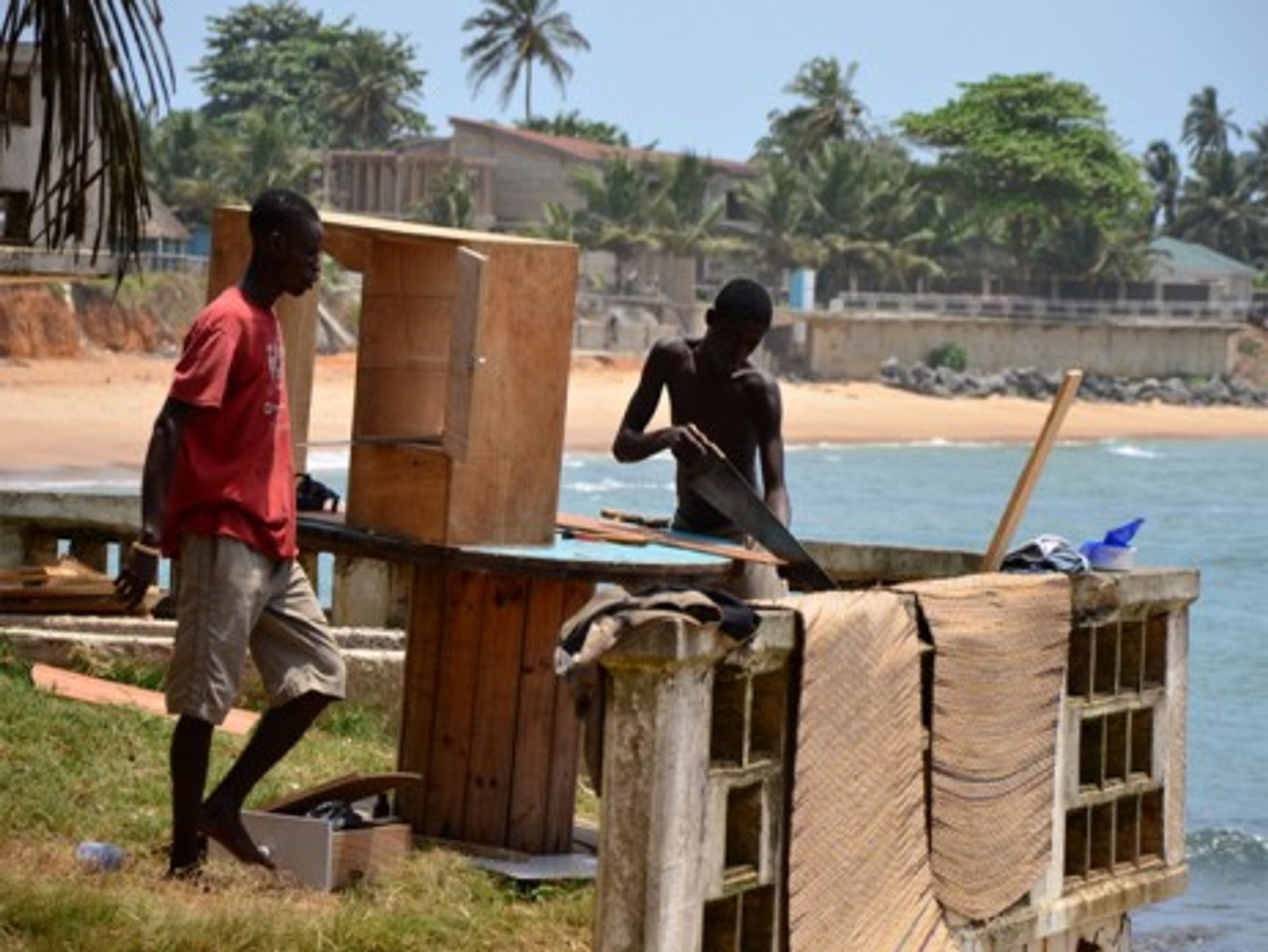 Woodworkers in Sekondi-Takoradi, where the economy is ripe with potential (Ben Sutherland)