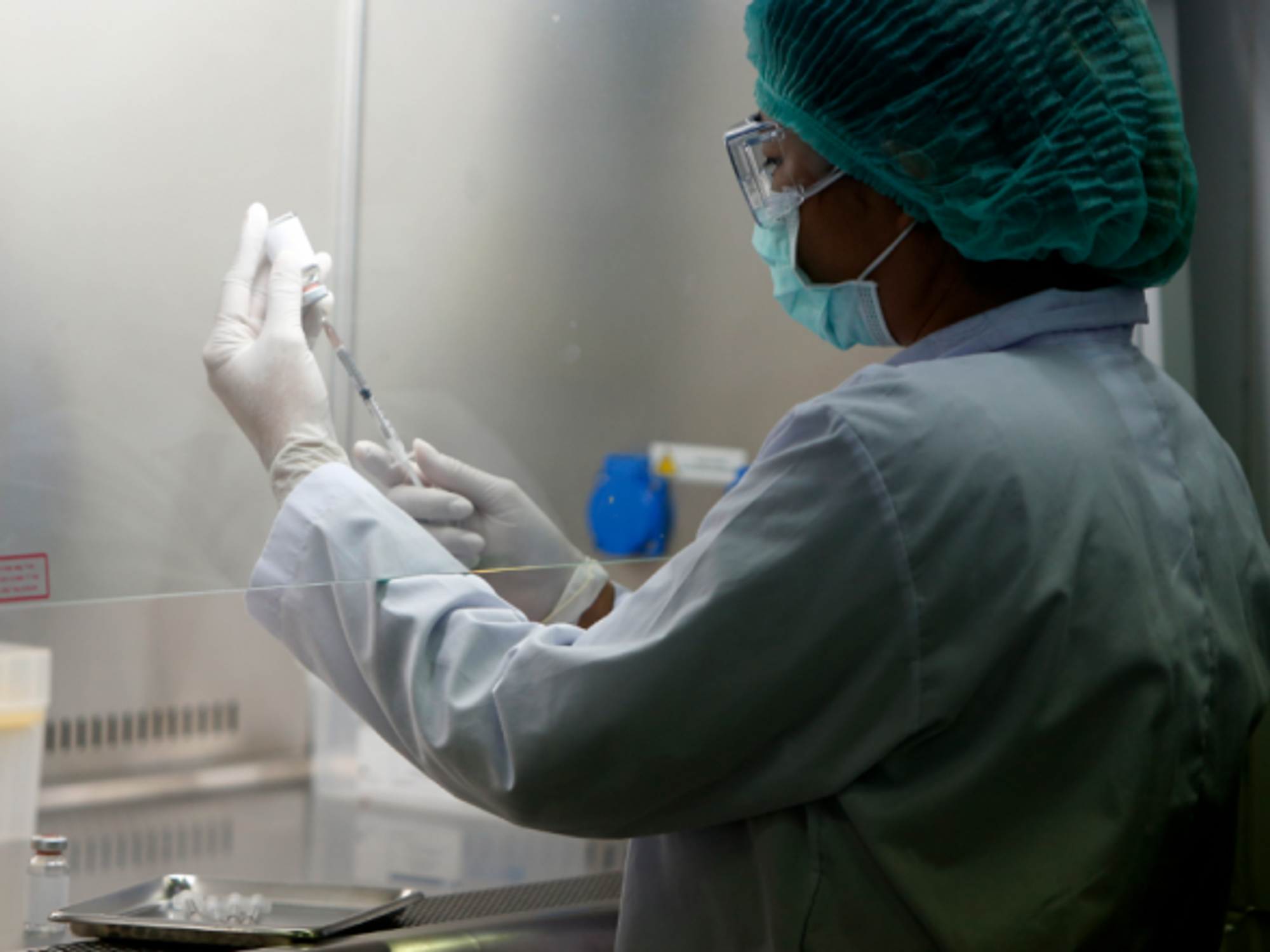 Working on a vaccine in Saraburi, Thailand