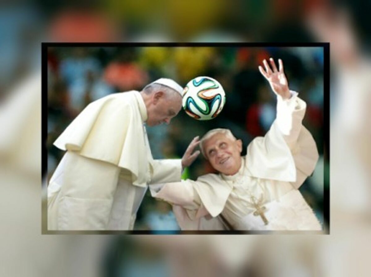 World Cup Battle Of The Popes