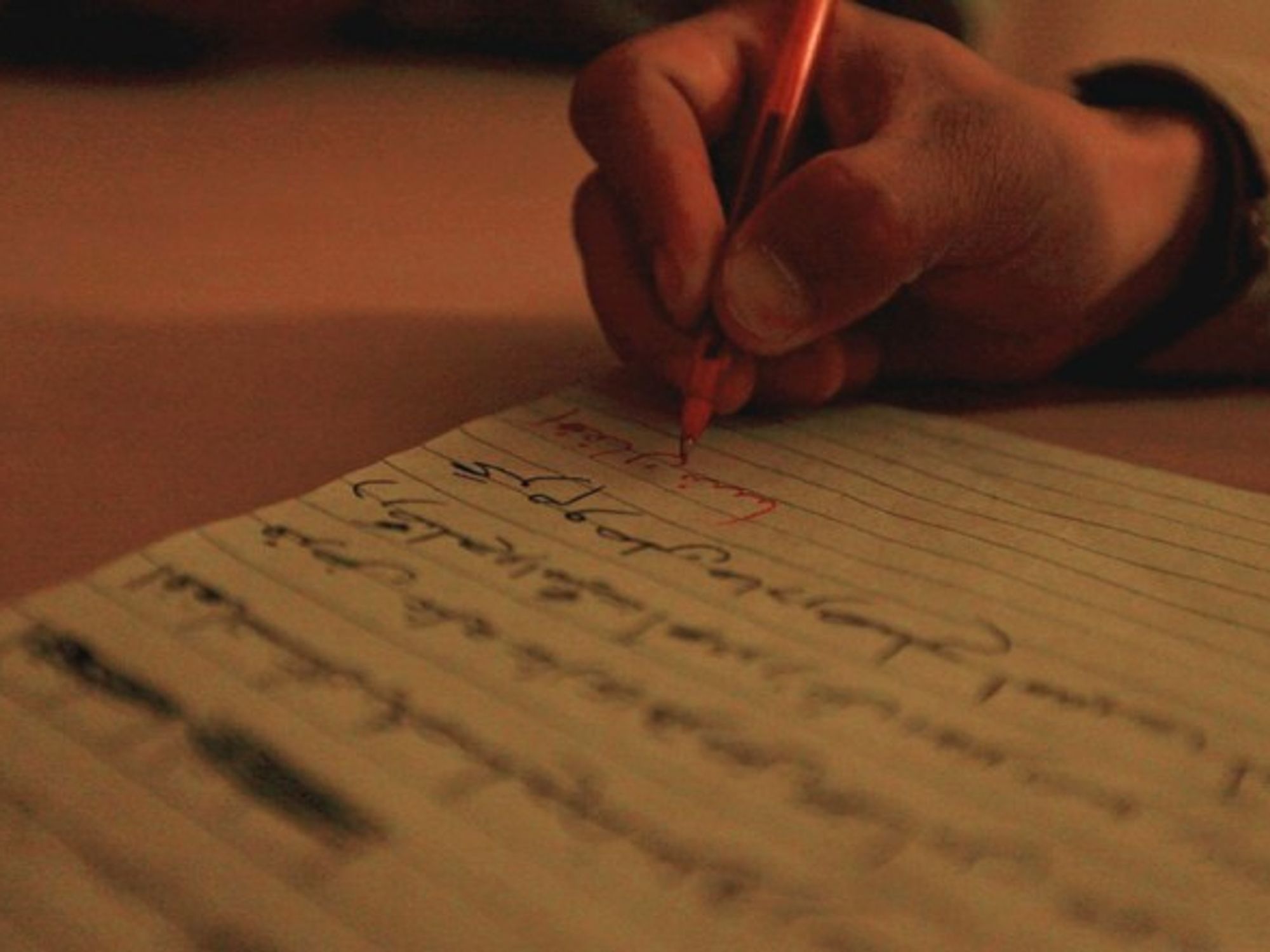 Writing in Afghanistan