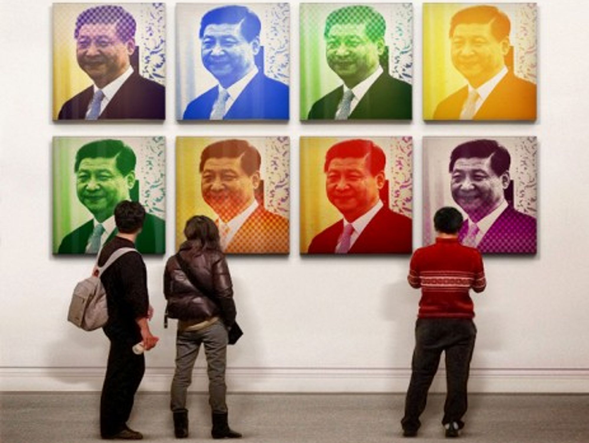 Xi Jinping: a modern leader for China? (Photomontage)