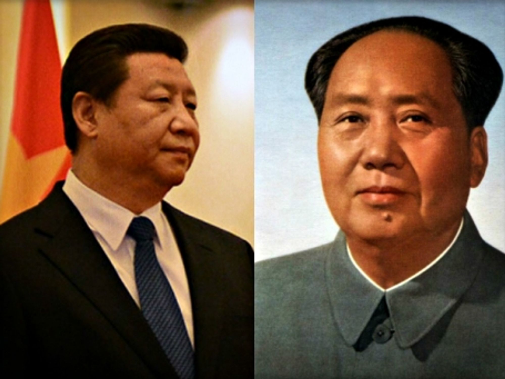 Xi Jinping and Mao Zedong