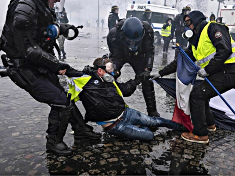 Yellow Vests protest in Paris in December