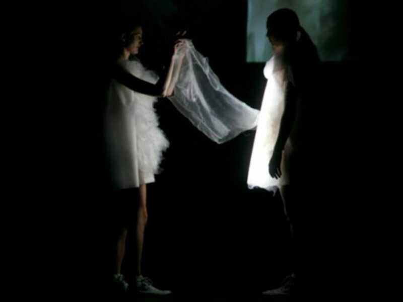 Ying Gao's photo-luminescent dresses