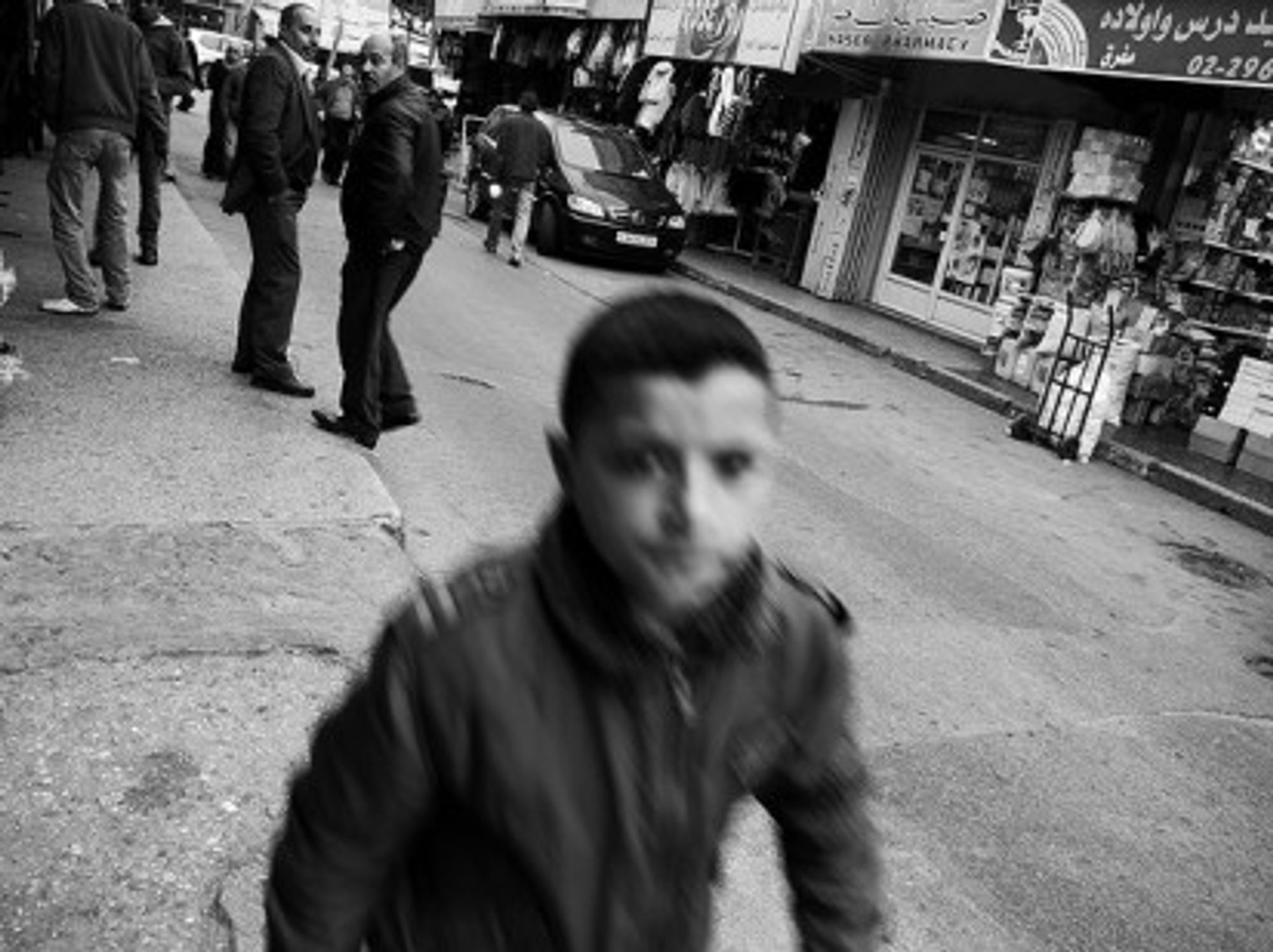 Young and old on a Ramallah street (gregor.schlatte)