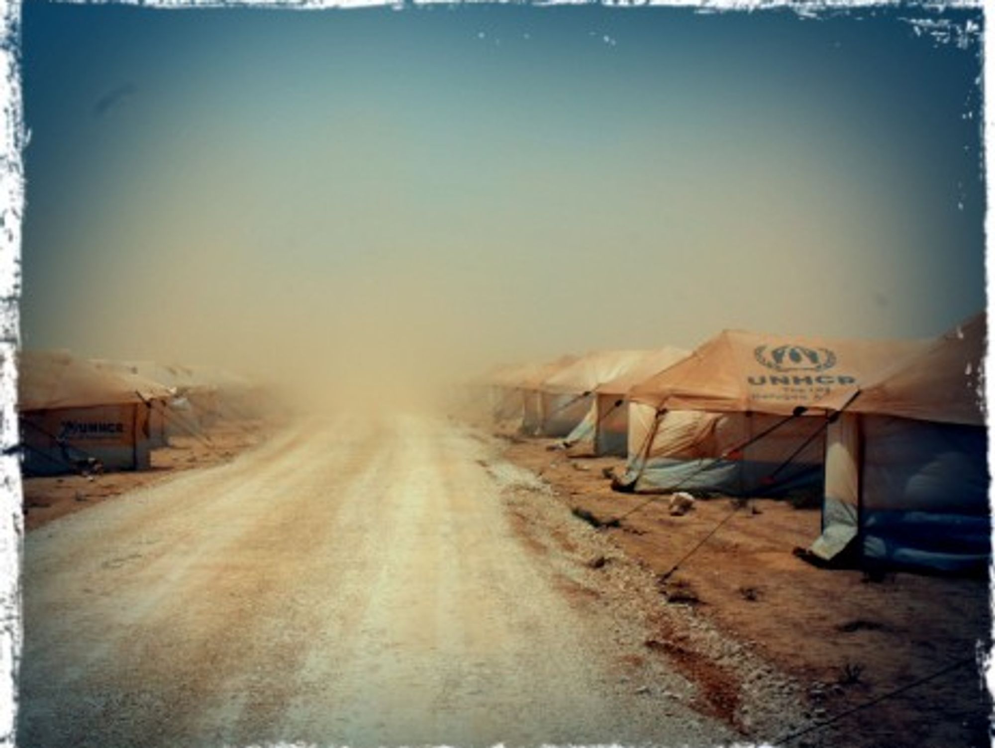 Zaatari camp, a â€œtownâ€ of transit for 1,500 to 2,000 refugees