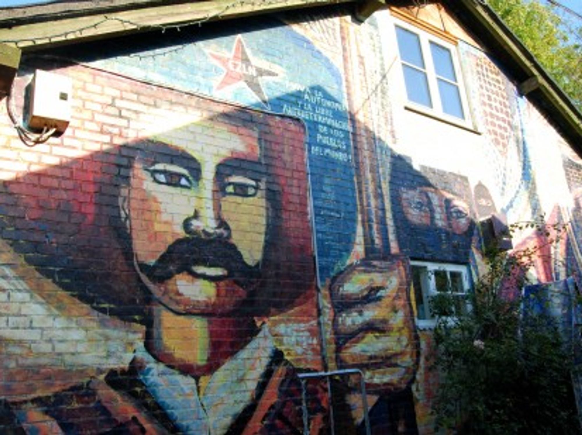Zapatista mural in Christiania