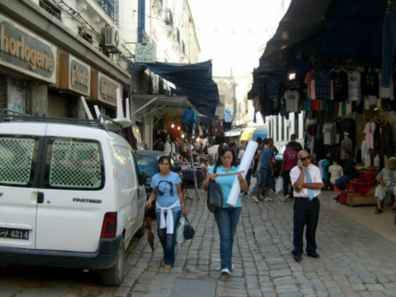 Zarkoun Street in Tunis