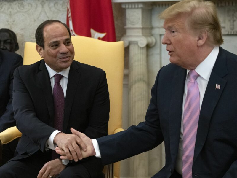 ​United States President Donald Trump and Egyptian President Abdel-Fattah el-Sisi
