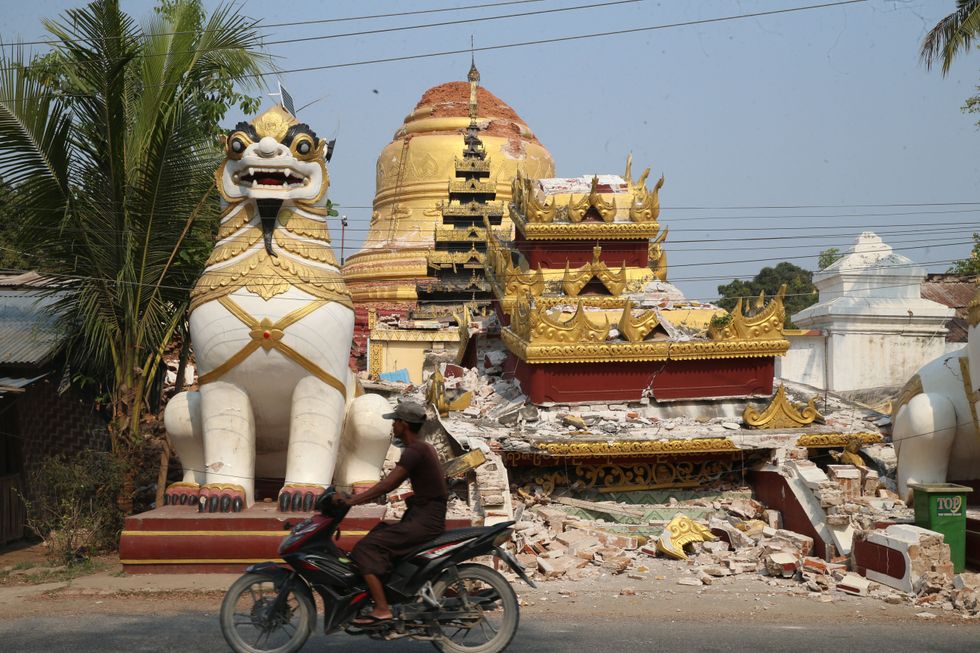 Myanmar earthquake aftermath