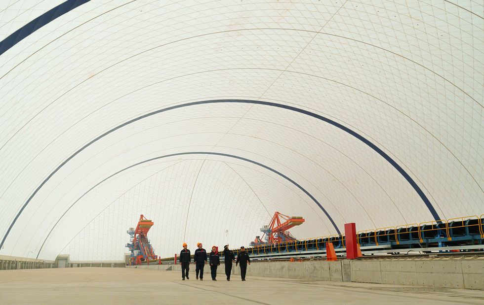 photo of the port in Dongying city, Shandong province, China