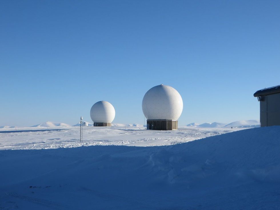 Svalbard Satellite Station | Two of the currently 46 radar d… | Flickr