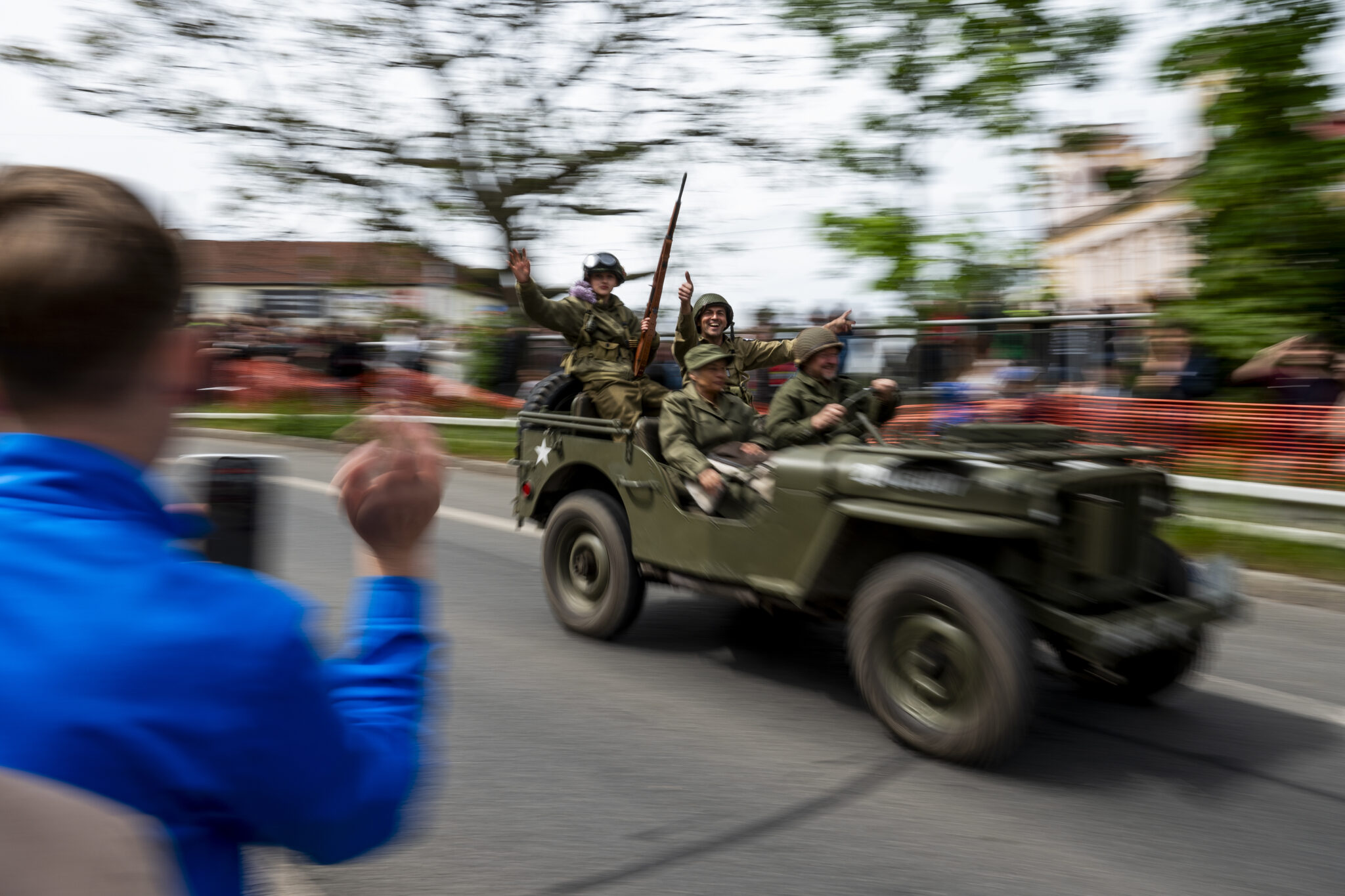 May 4, 2025, Pilsen, Czech Republic: Liberation Festival Pilsen, celebration of 80th anniversary of liberation of Pilsen by American army, continued by the Convoy of Liberty in Pilsen, Czech Republic, on May 4, 2025.