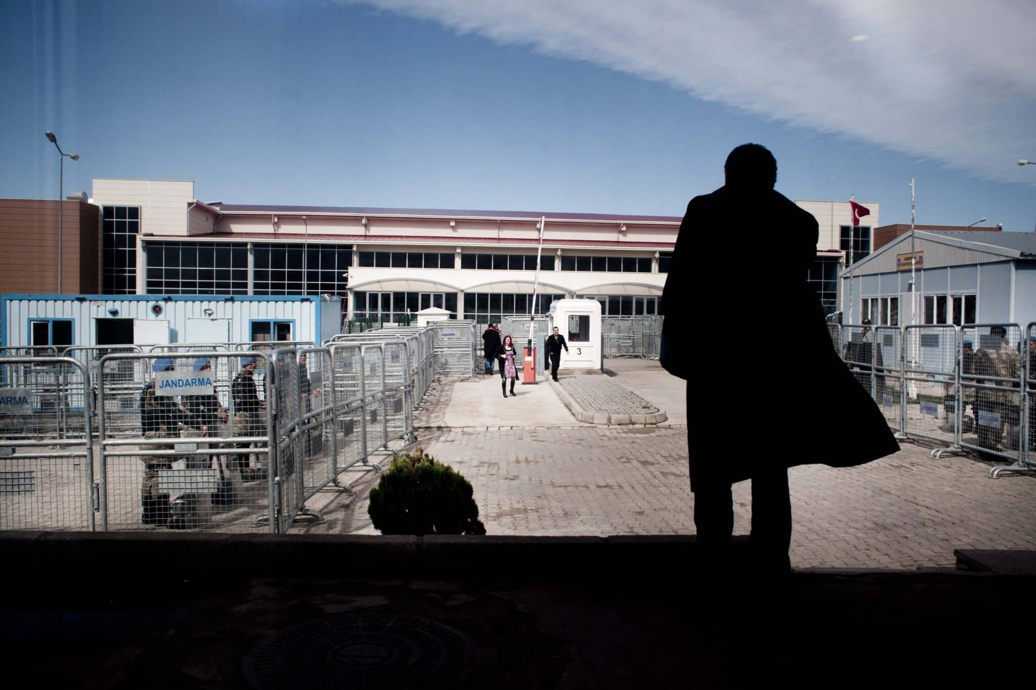 130 miles off Istanbul, the Silivri court and prison is a highly secured area. Here on March 15, 2013, Silivri, Turkey.