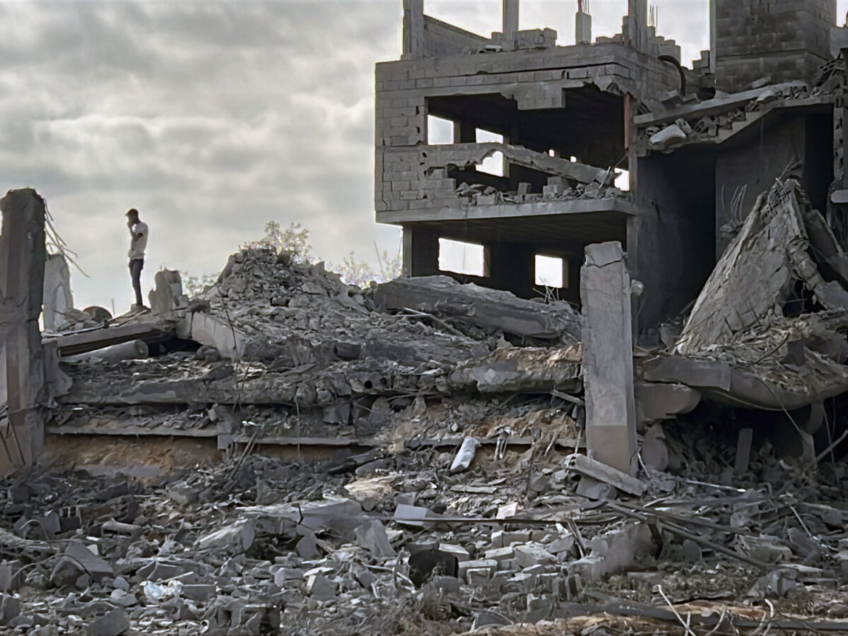 Photos Of The Week: Still Standing In Gaza, Spain’s Encierro, Buck Moon O’Clock