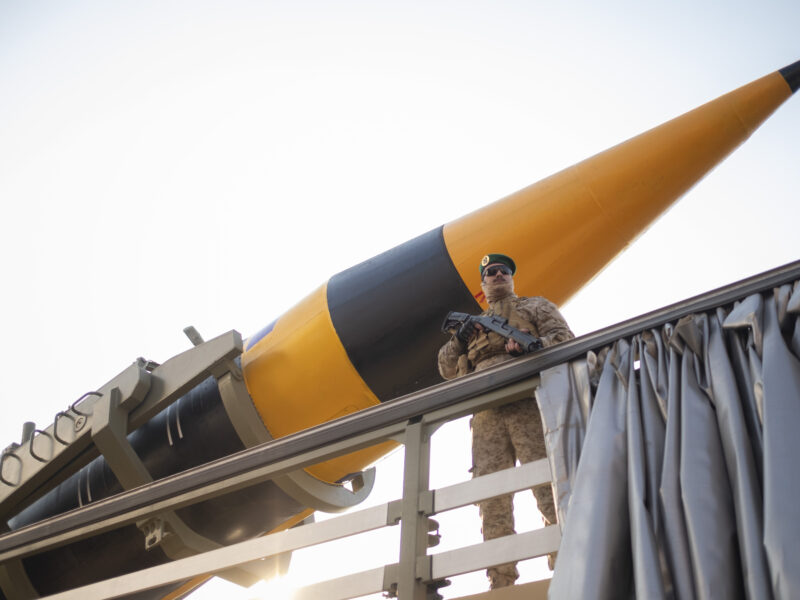 soldier with missile
