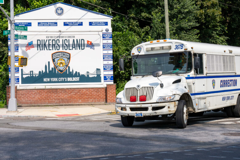 Rikers Island Prison at Hazen Street and 19th Avenue in Queens on Monday, Sept. 13, 2021.