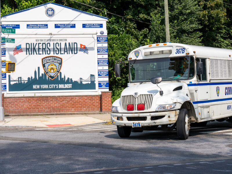 Rikers Island Prison at Hazen Street and 19th Avenue in Queens on Monday, Sept. 13, 2021.