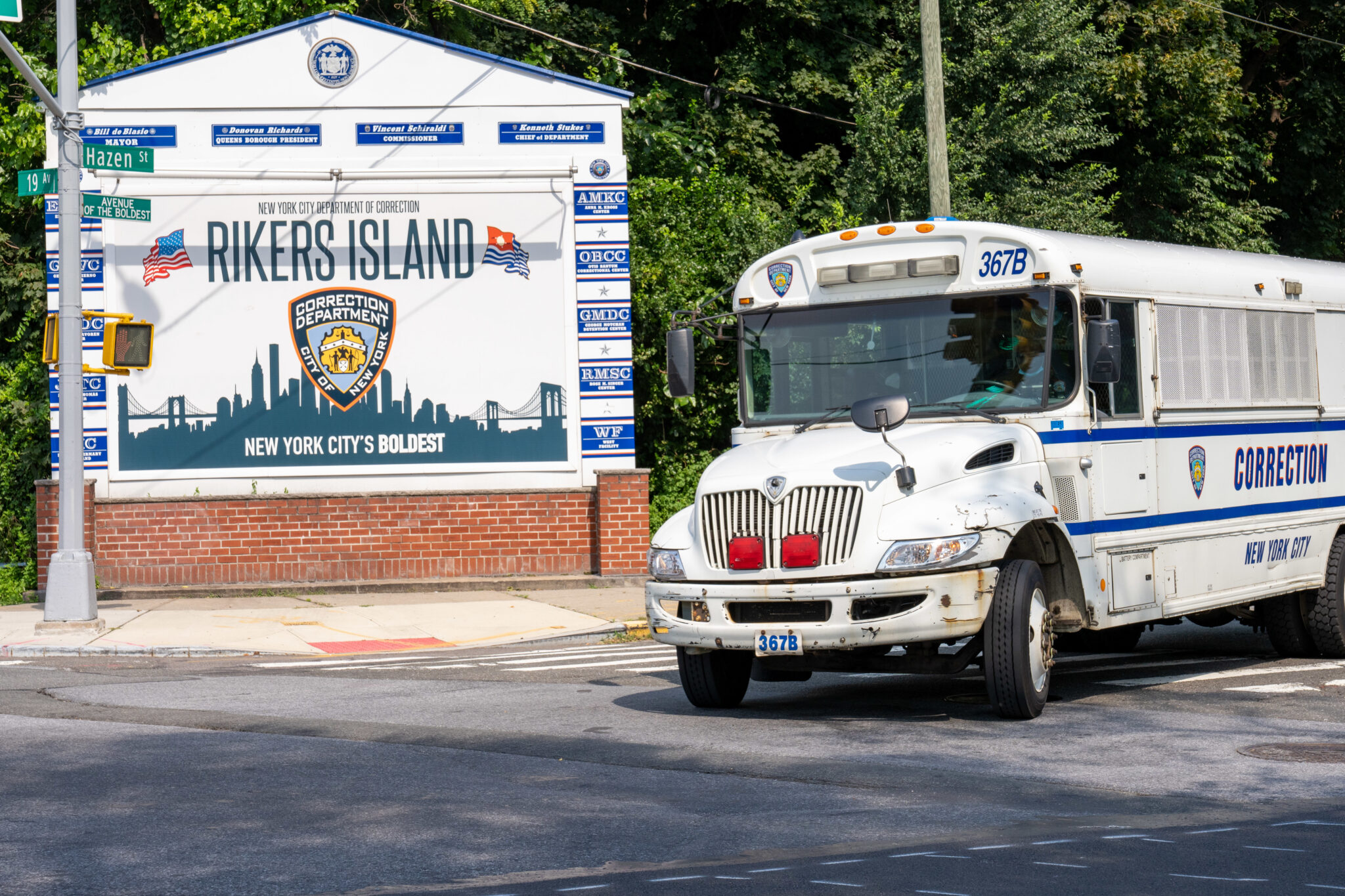 Rikers Island Prison at Hazen Street and 19th Avenue in Queens on Monday, Sept. 13, 2021.
