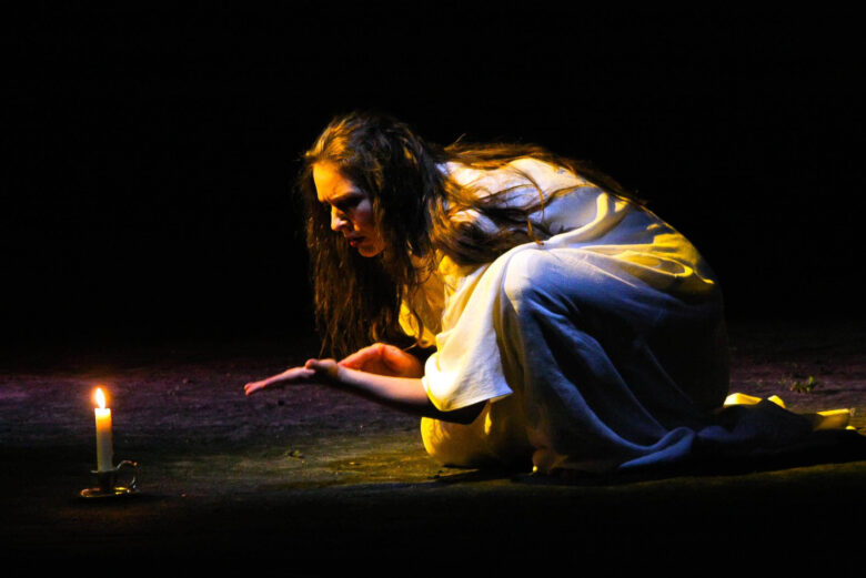 Rehearsal for the Macbeth opera at Salzburg Festival 2011.