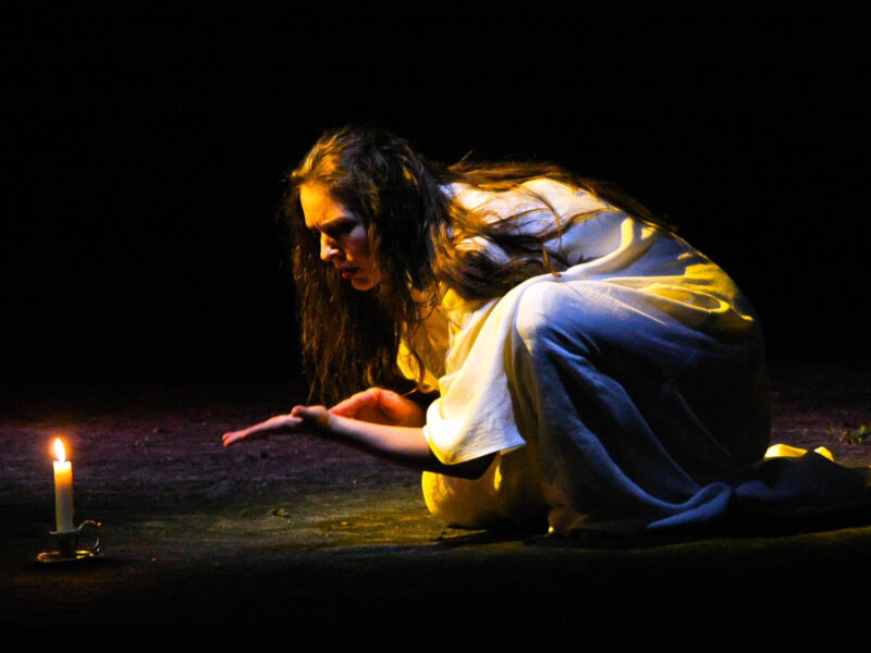 Rehearsal for the Macbeth opera at Salzburg Festival 2011.