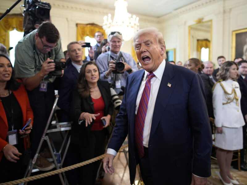 photo of trump yelling