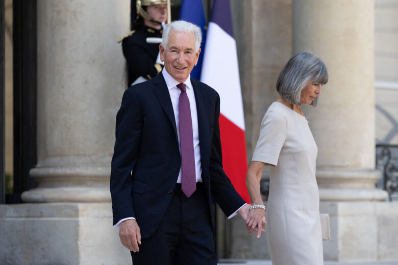 Photo of Charles Kushner at the French embassy in July 2025.