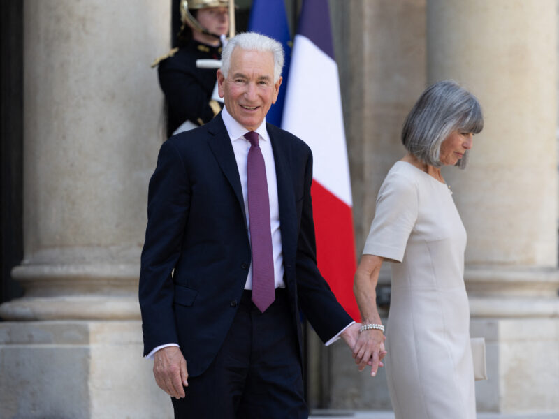 Photo of Charles Kushner at the French embassy in July 2025.