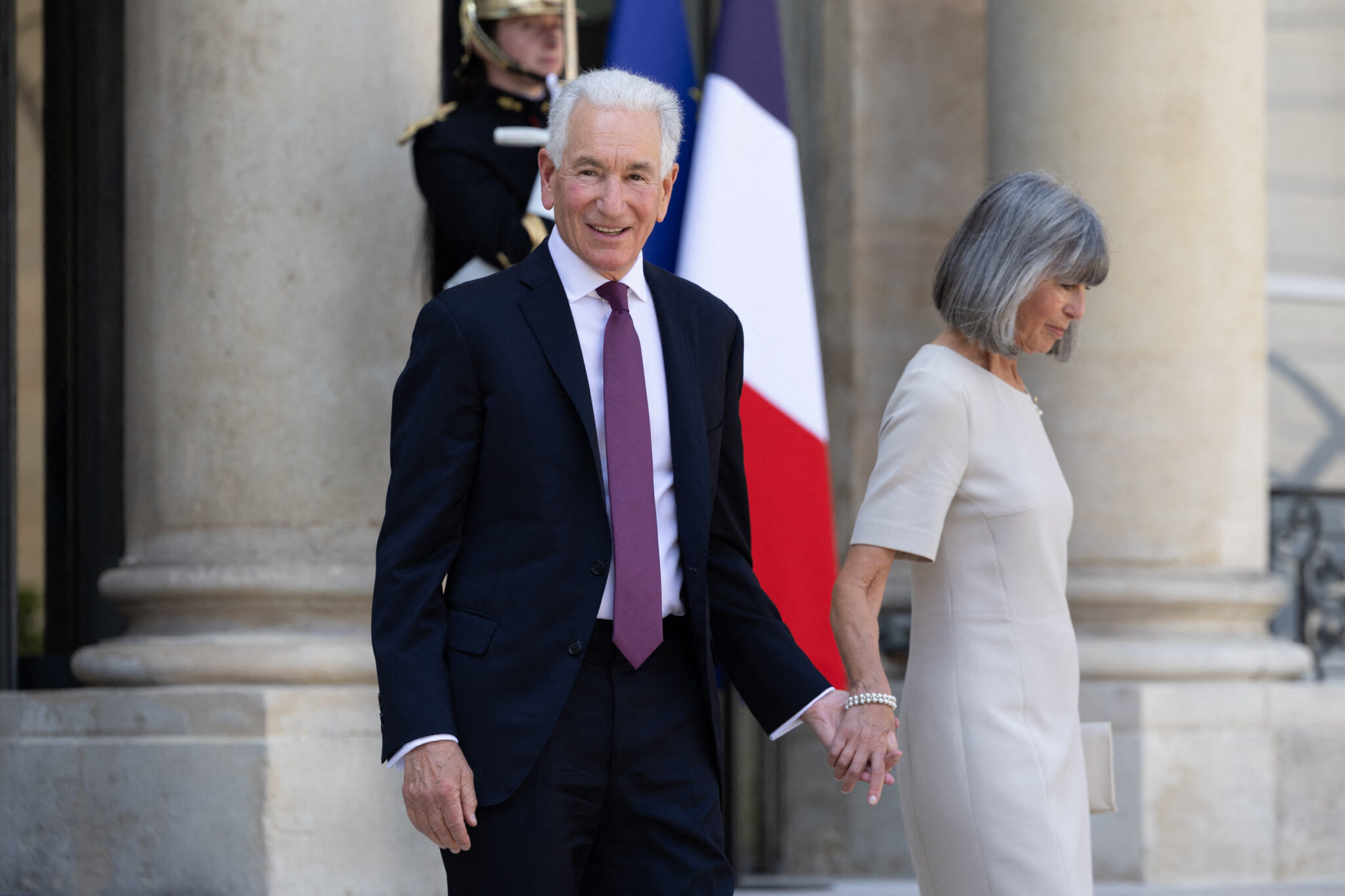 Photo of Charles Kushner at the French embassy in July 2025.