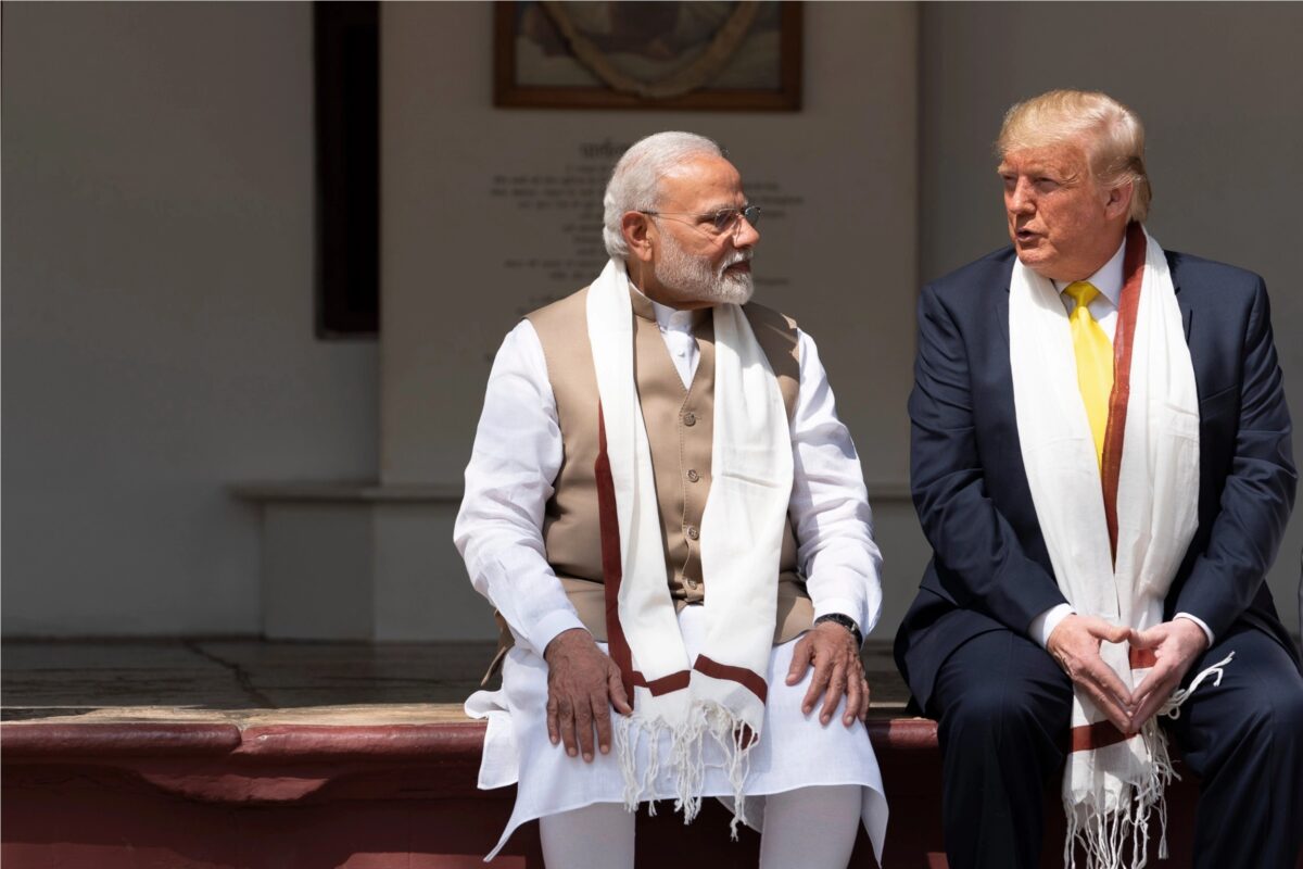 Photo of Modi and Trump