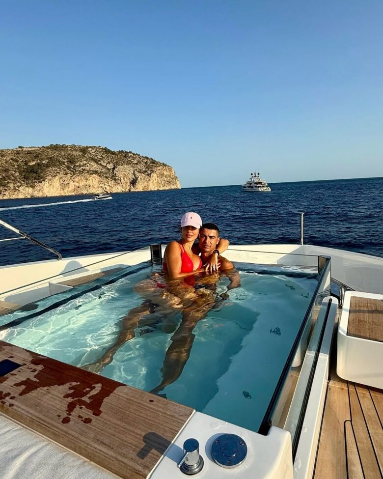 Cristiano Ronaldo and Georgina Rodríguez.