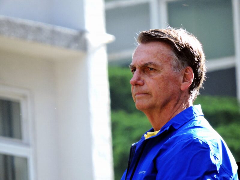 Former President Jair Bolsonaro on September 11, 2025, in Brasilia, Brazil