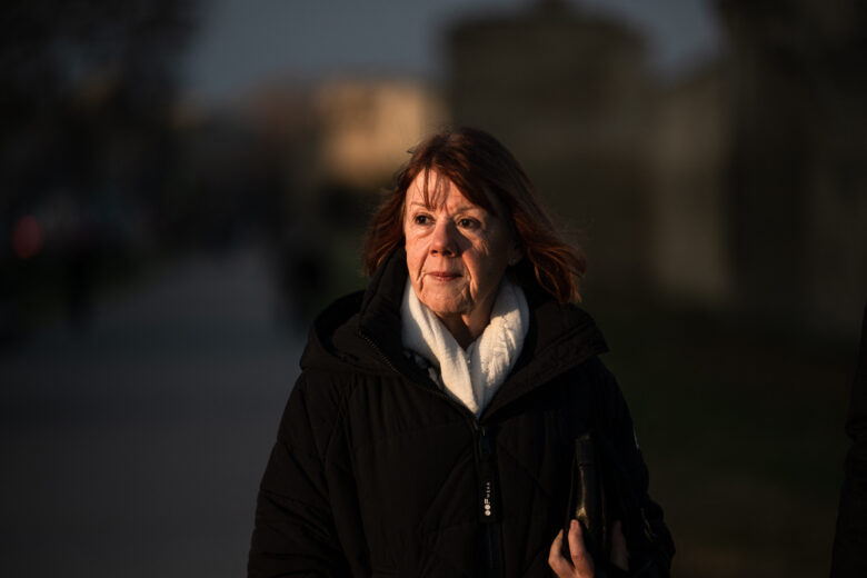 Gisele Pelicot as she makes her way to the judicial court in Avignon, France on December 10, 2024.