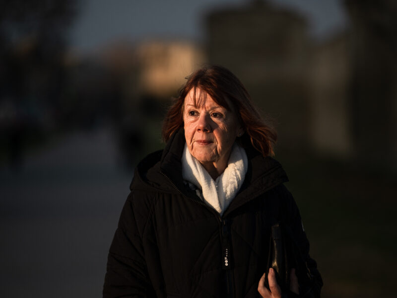 Gisele Pelicot as she makes her way to the judicial court in Avignon, France on December 10, 2024.