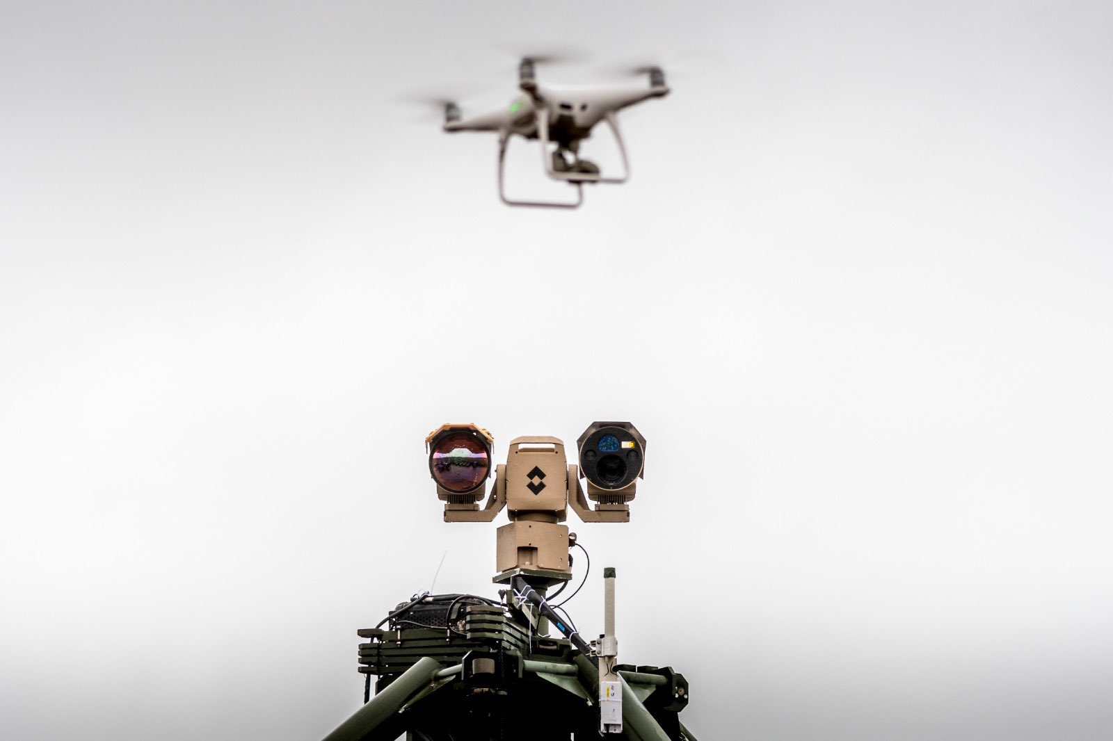 NATO drone monitoring systems during air defense operations on Sept 10 in Poland.