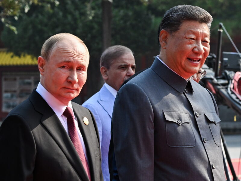September 3, 2025, Beijing, China: Russian President Vladimir Putin (L) and Chinese President Xi Jinping.