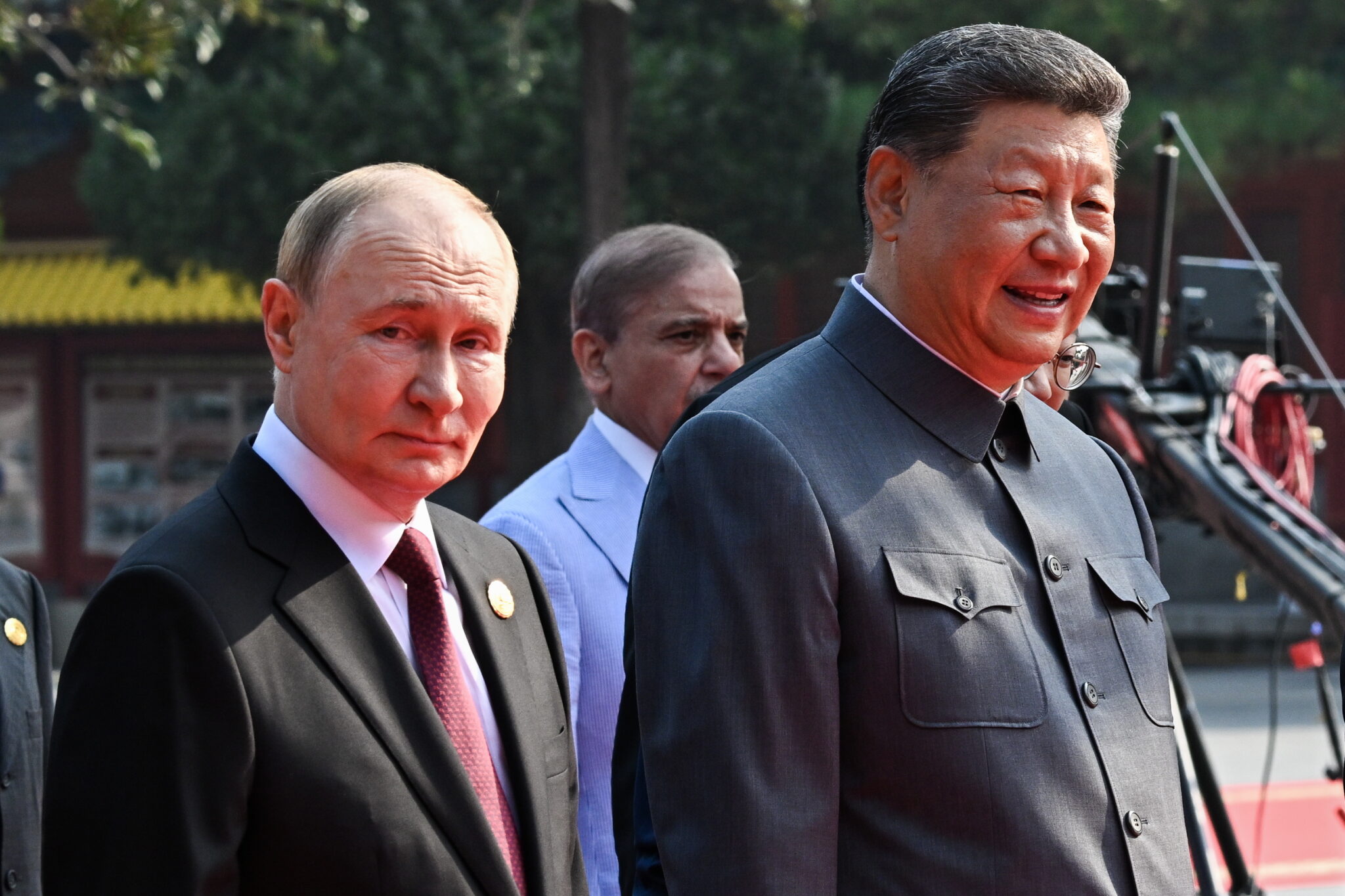 September 3, 2025, Beijing, China: Russian President Vladimir Putin (L) and Chinese President Xi Jinping.