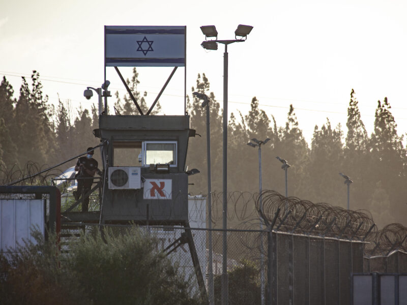 Photo of Megiddo prison in Israel.