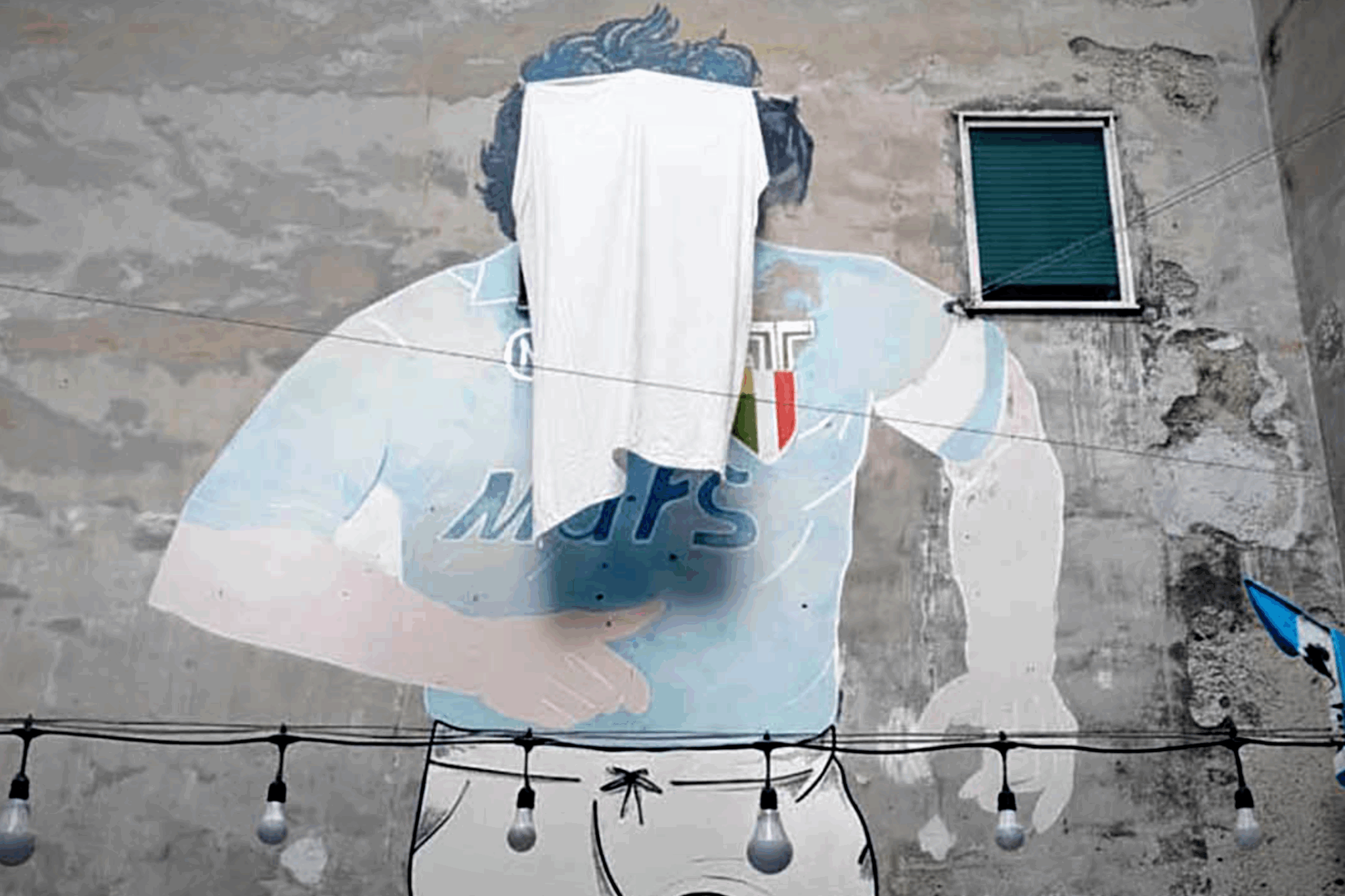 Veiled Maradona: After Police Sweep, A Local Protest Shrouds