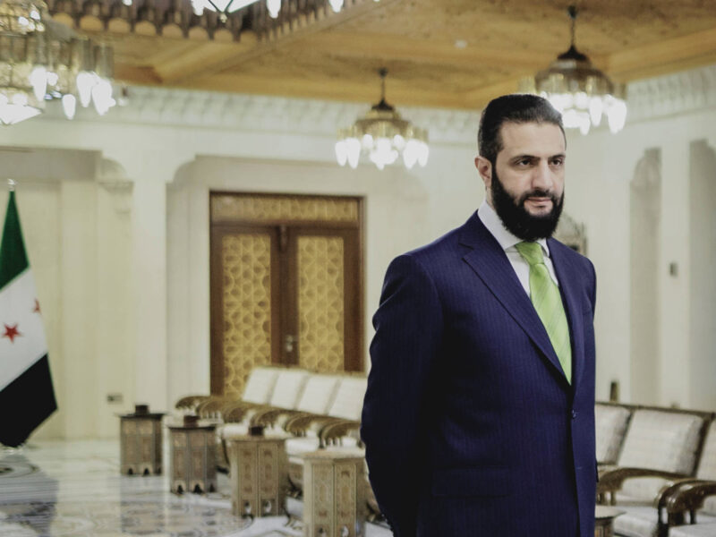 Ahmad Al Sharaa, Transitional President of Syria, in Damascus, on 20th March 2025
