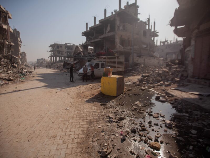 Israeli forces advanced into the Tuffah neighborhood east of Gaza City, expanding the so-called Yellow Line buffer zone. November 21, 2025